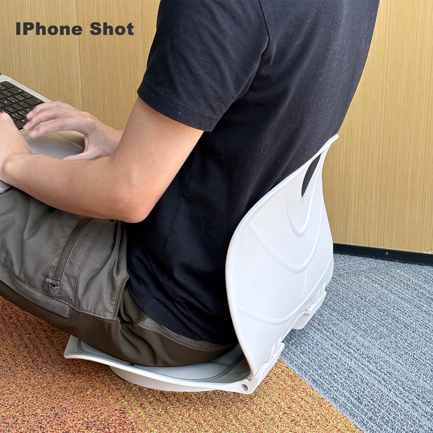 NNETM Lumbar Support Cushion Folding Rotatable Back Pillow